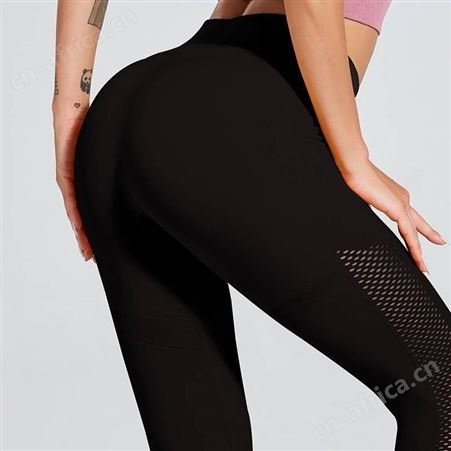 2022外贸***欧美高弹瑜伽服女运动高腰提臀运动紧身瑜伽裤长裤