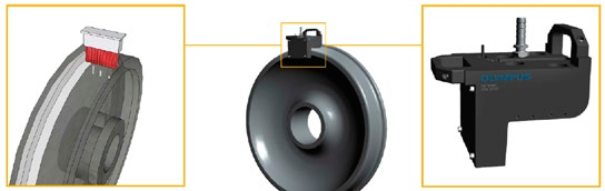 奥林巴斯火车轮踏面的检测解决方案