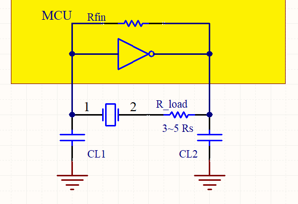 晶振电路:Pierce电路的负性阻抗-R计算公式