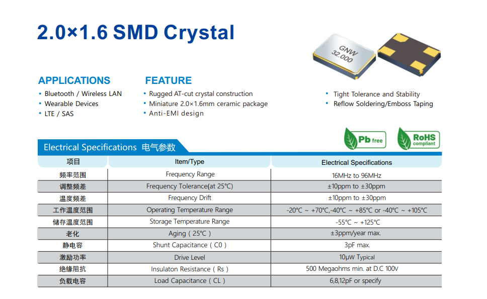 常见晶振精度有哪些？哪些因素会影响晶振精度？该如何选择合适精度晶振？