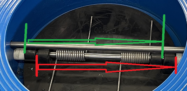 HH48/49X微阻缓闭蝶式止回阀测量